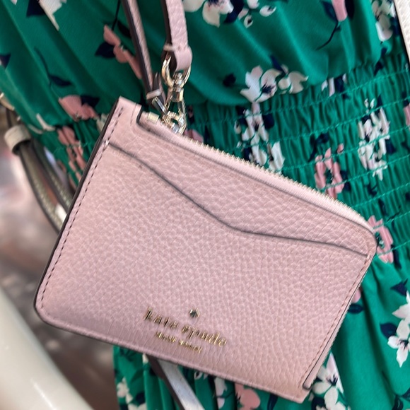 kate spade Accessories - Kate Spade Leila Small Card Holder Wristlet
Rose Smoke